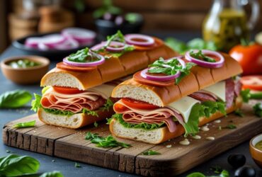 Baked Italian Sub Sandwiches Recipe