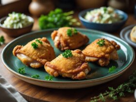 Irish Oven Fried Chicken Thighs Recipe
