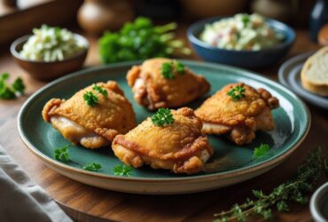Irish Oven Fried Chicken Thighs Recipe