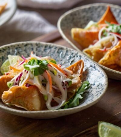 Applebee Chicken Wonton Tacos Recipe