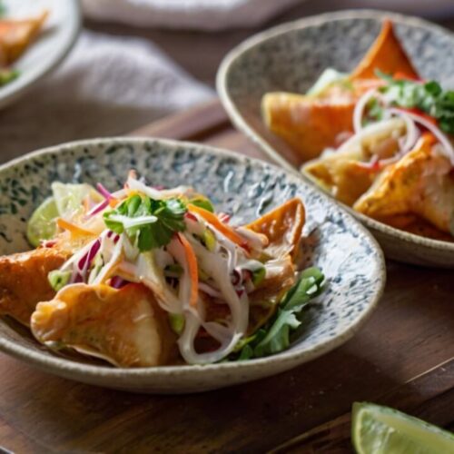 Applebee Chicken Wonton Tacos Recipe