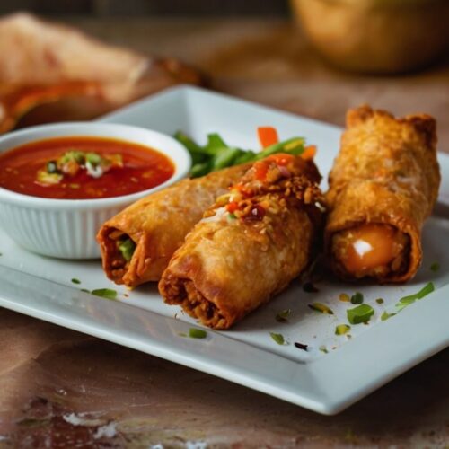 Buffalo Chicken Egg Rolls Recipe