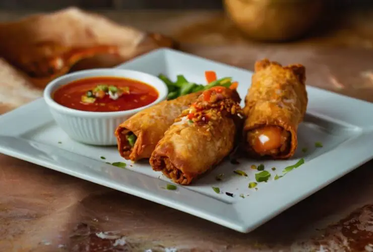 Buffalo Chicken Egg Rolls Recipe