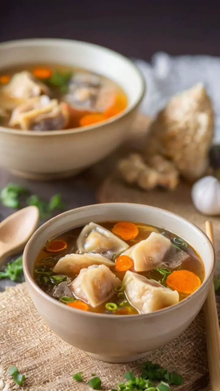 Delicious Potsticker Soup