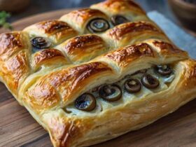 Gruyère Puff Pastry Braid Recipe