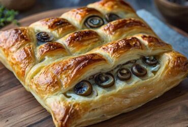 Gruyère Puff Pastry Braid Recipe
