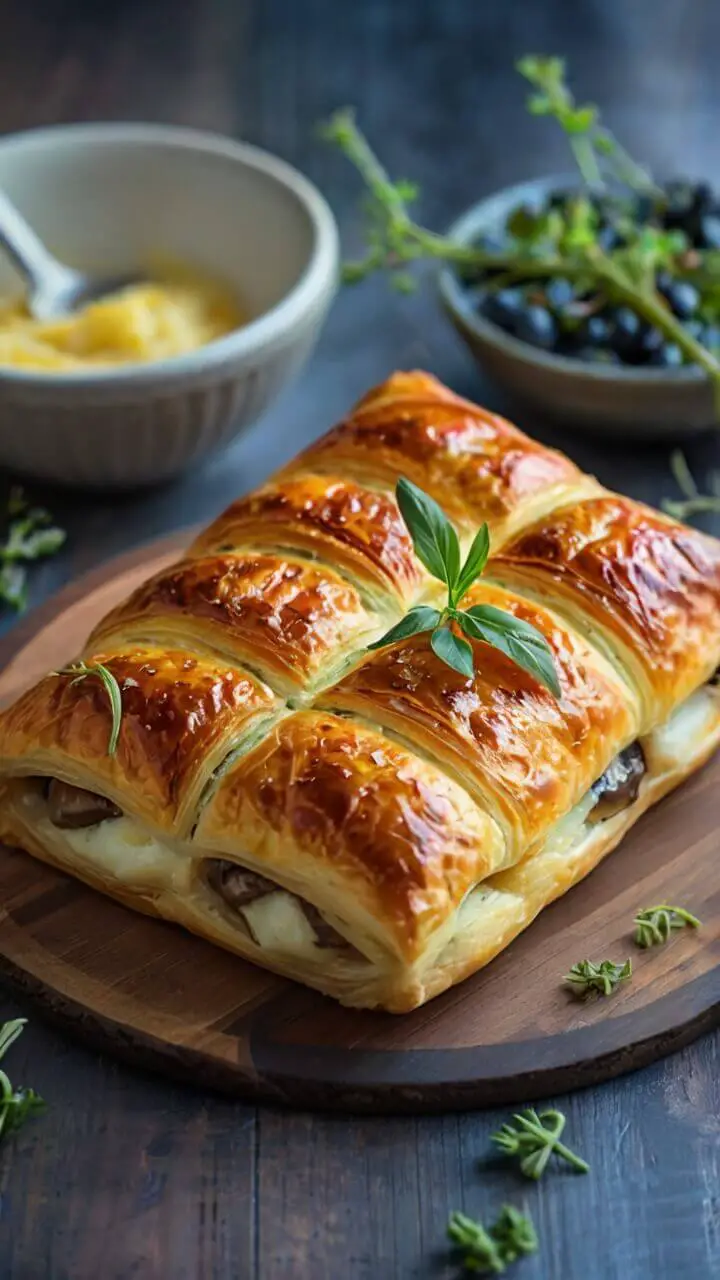 Gruyère Puff Pastry Braid