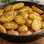 Crispy Garlic Skillet Potatoes Recipe