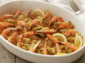 Shrimp Scampi Bake Recipe