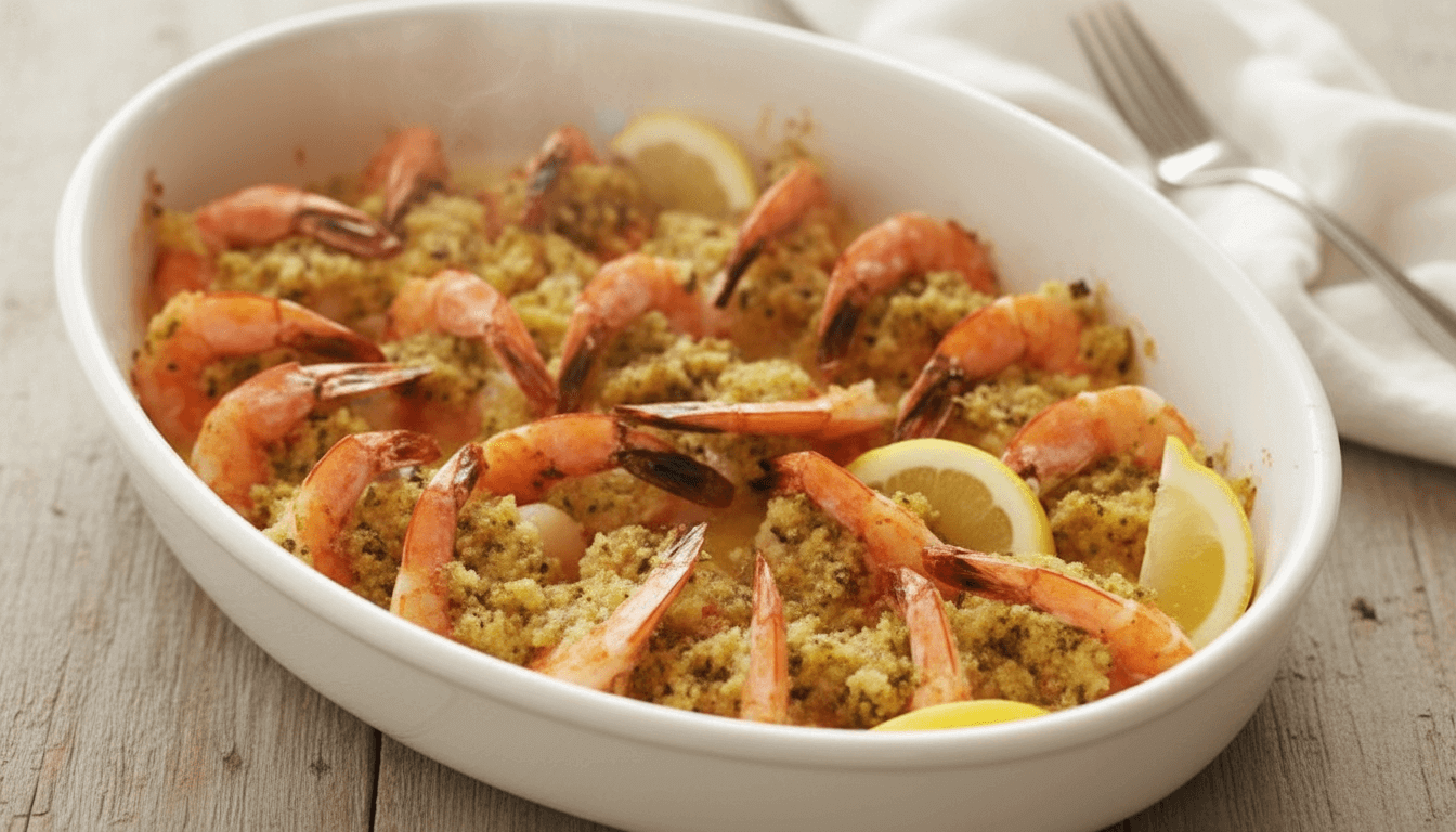 Shrimp Scampi Bake Recipe