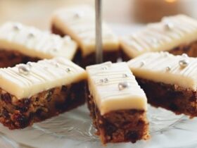 Christmas Cake Traybake Recipe