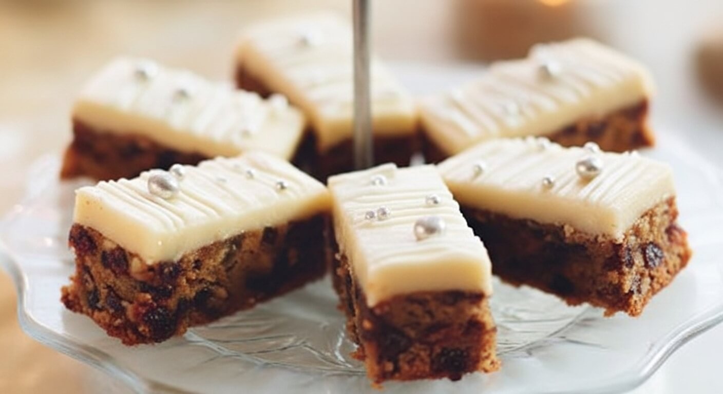 Christmas Cake Traybake Recipe
