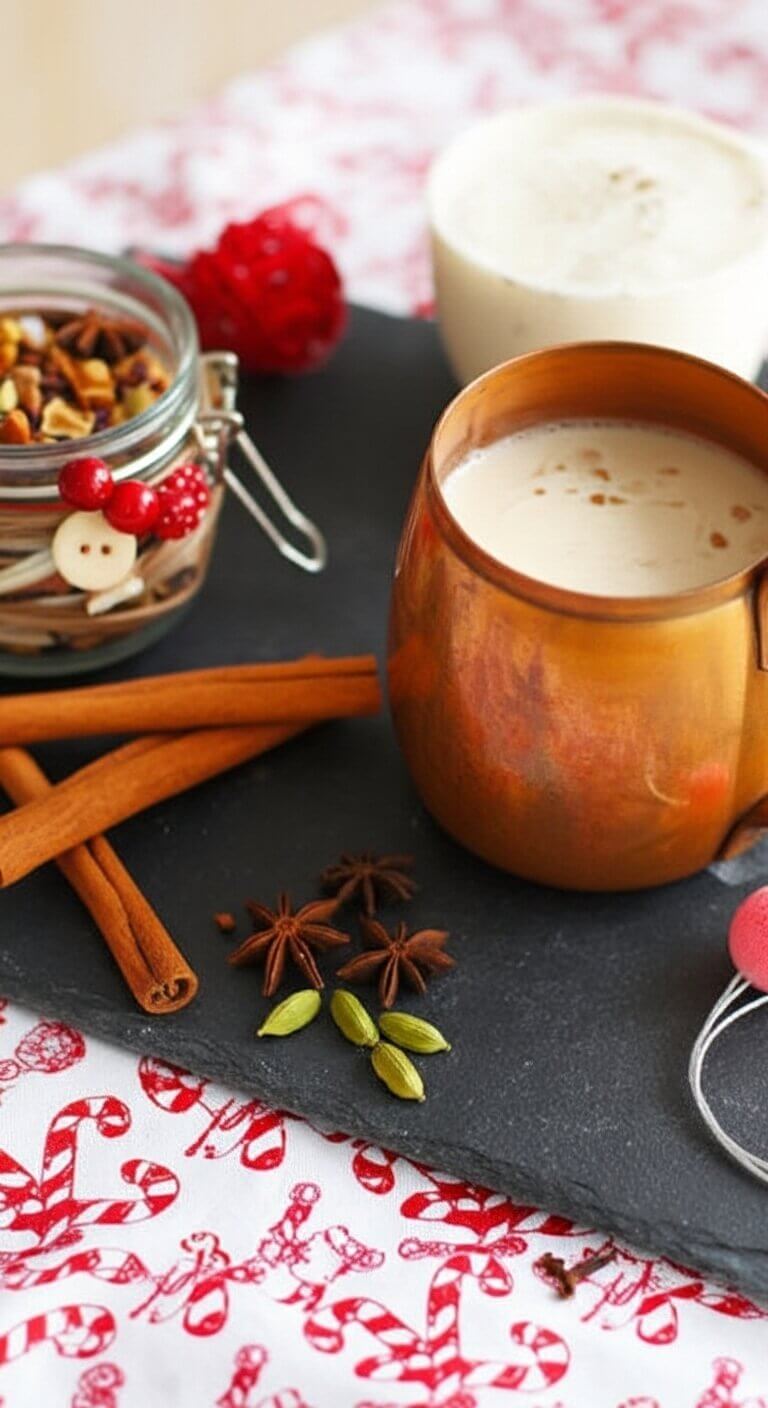 Homemade Christmas Chai Latte