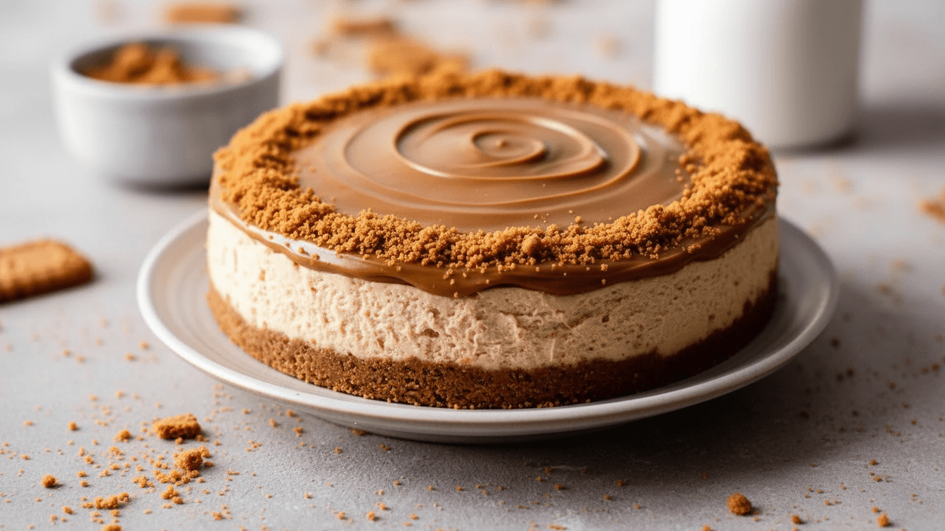 No Bake Biscoff Cheesecake Recipe