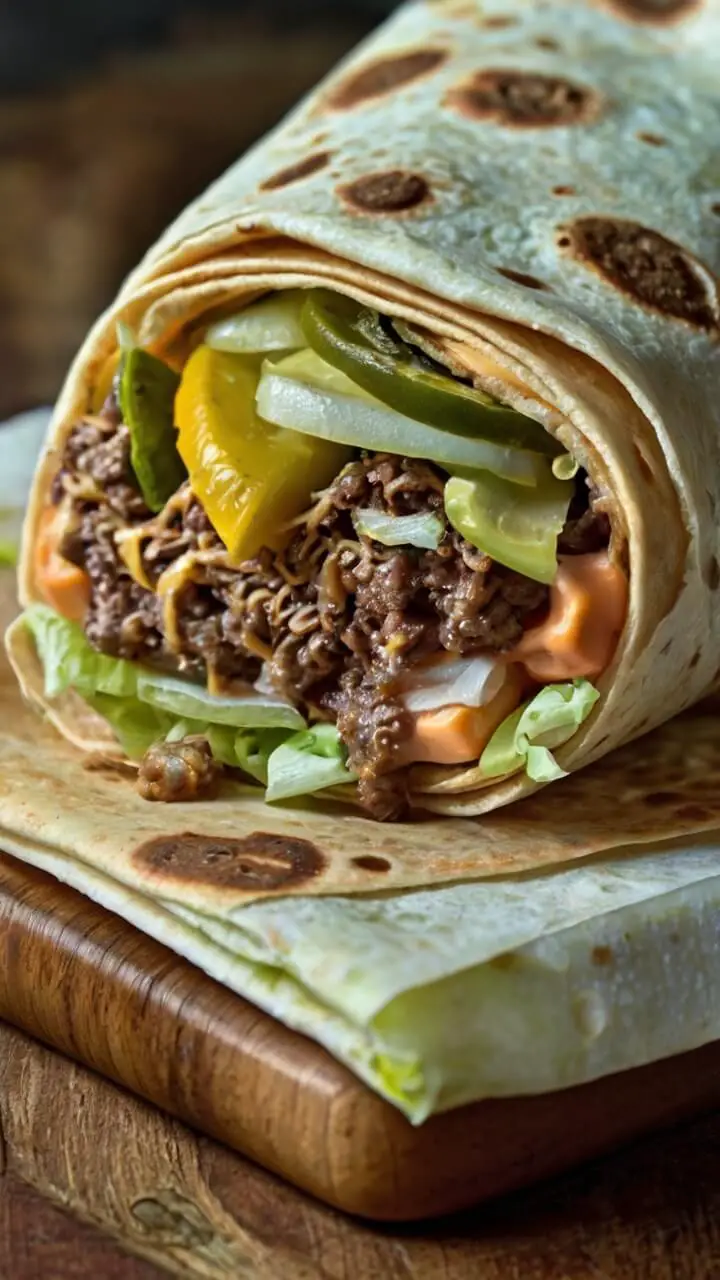 Pioneer Woman Big Mac Wrap