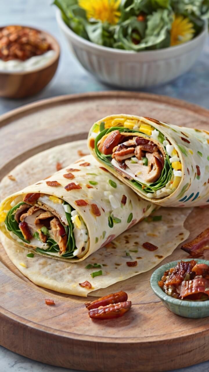 Pioneer Woman Chicken Bacon Ranch Wrap