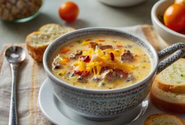 Easy Cheeseburger Soup Recipe