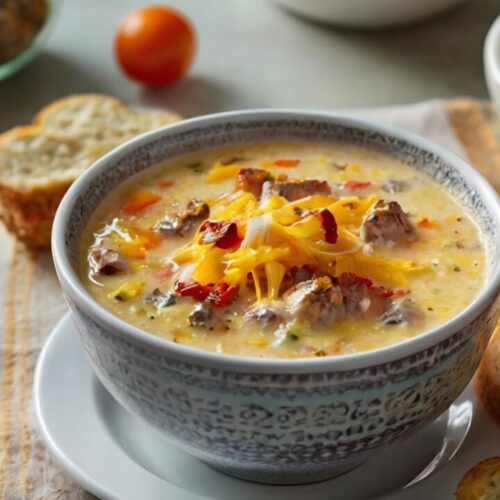 Easy Cheeseburger Soup Recipe