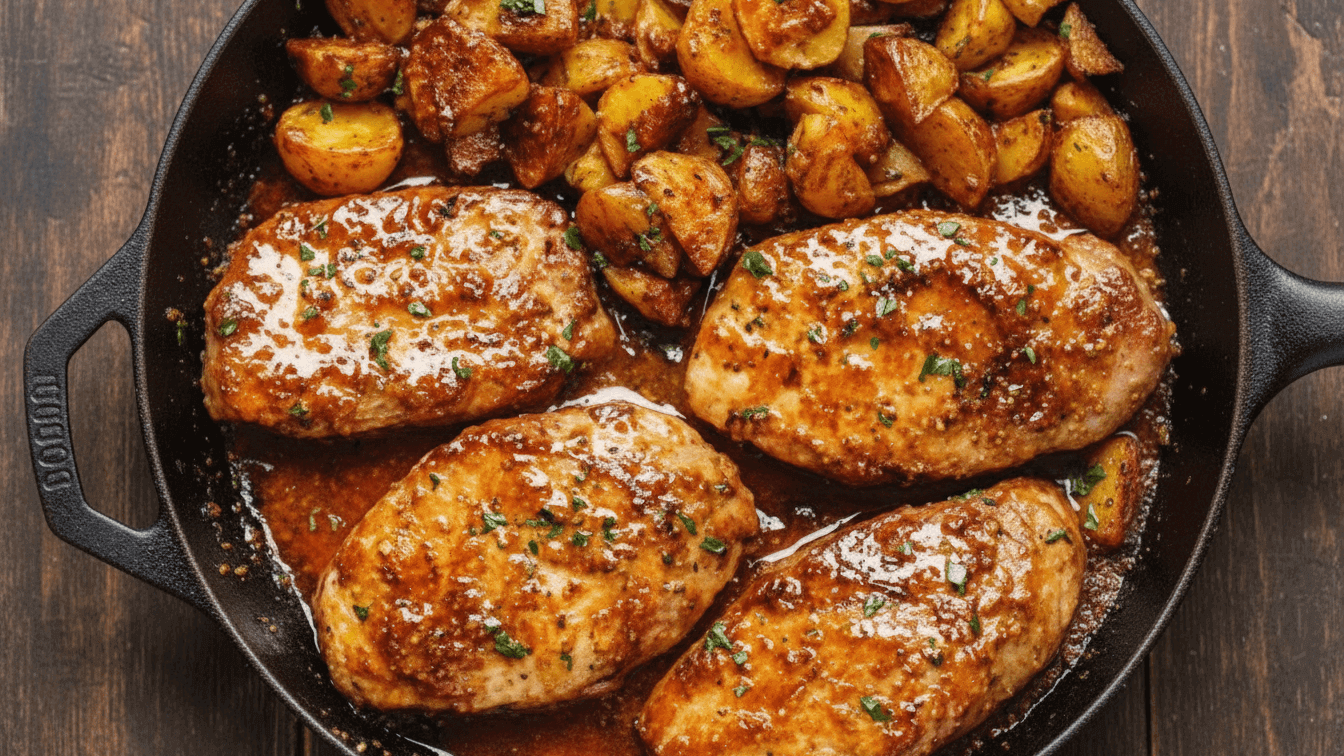 Honey Mustard Pork Chops Recipe