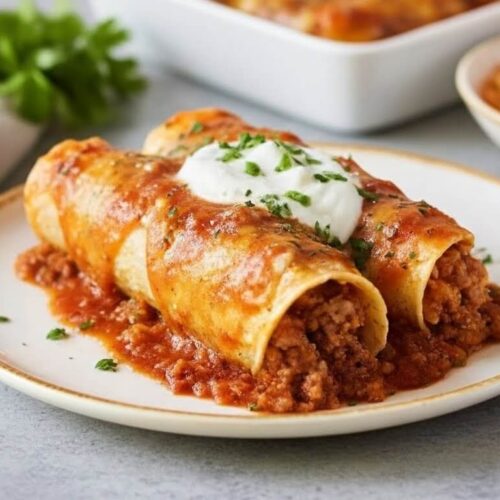 Ground Beef Enchiladas Recipe