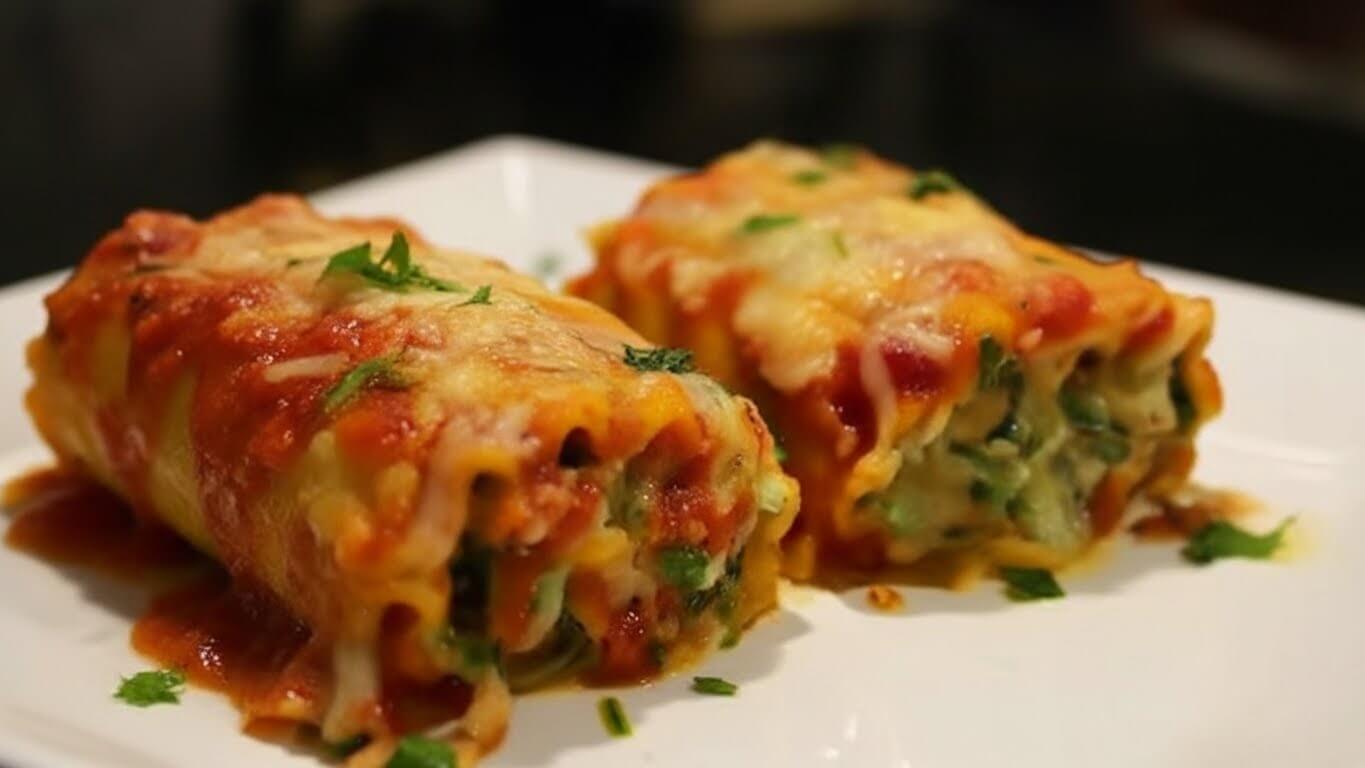 Pioneer Woman Veggie Lasagna Roll Ups Recipe