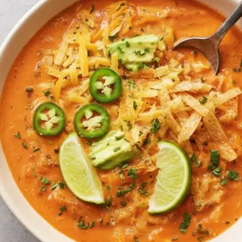 Creamy Chicken Enchilada Soup Recipe