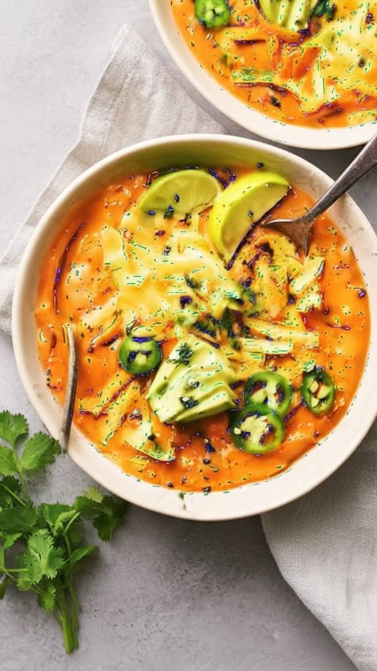 Creamy Chicken Enchilada Soup