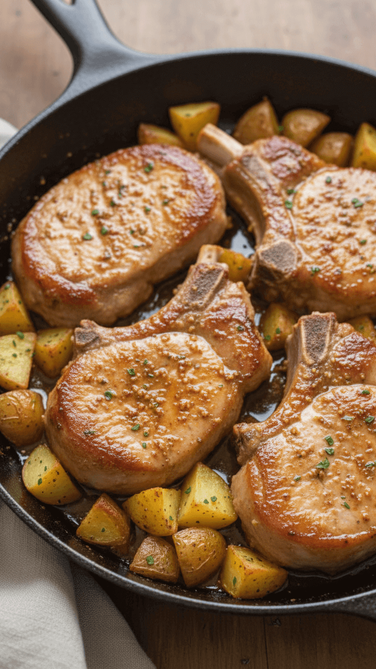 Honey Mustard Pork Chops