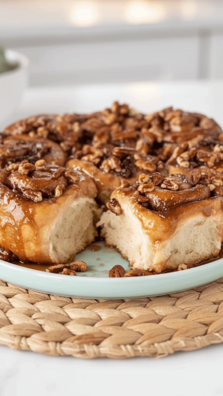Fluffy Pecan Sticky Buns 