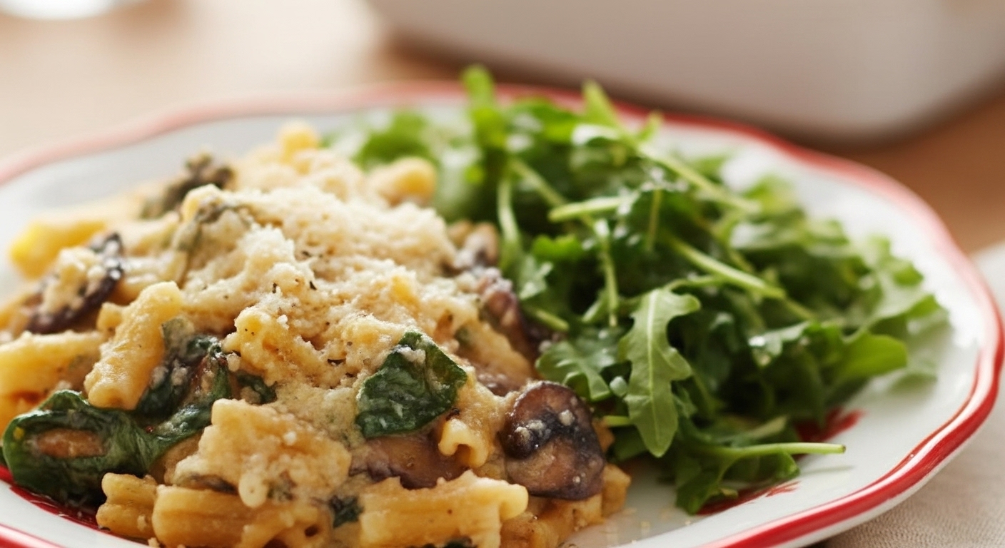 Pioneer Woman Spinach Alfredo Pasta Bake Recipe