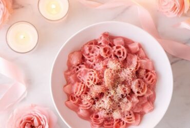 Valentine's Day Pink Pasta Recipe