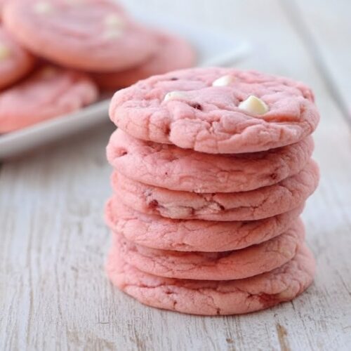 Strawberry Milkshake Cookies Recipe