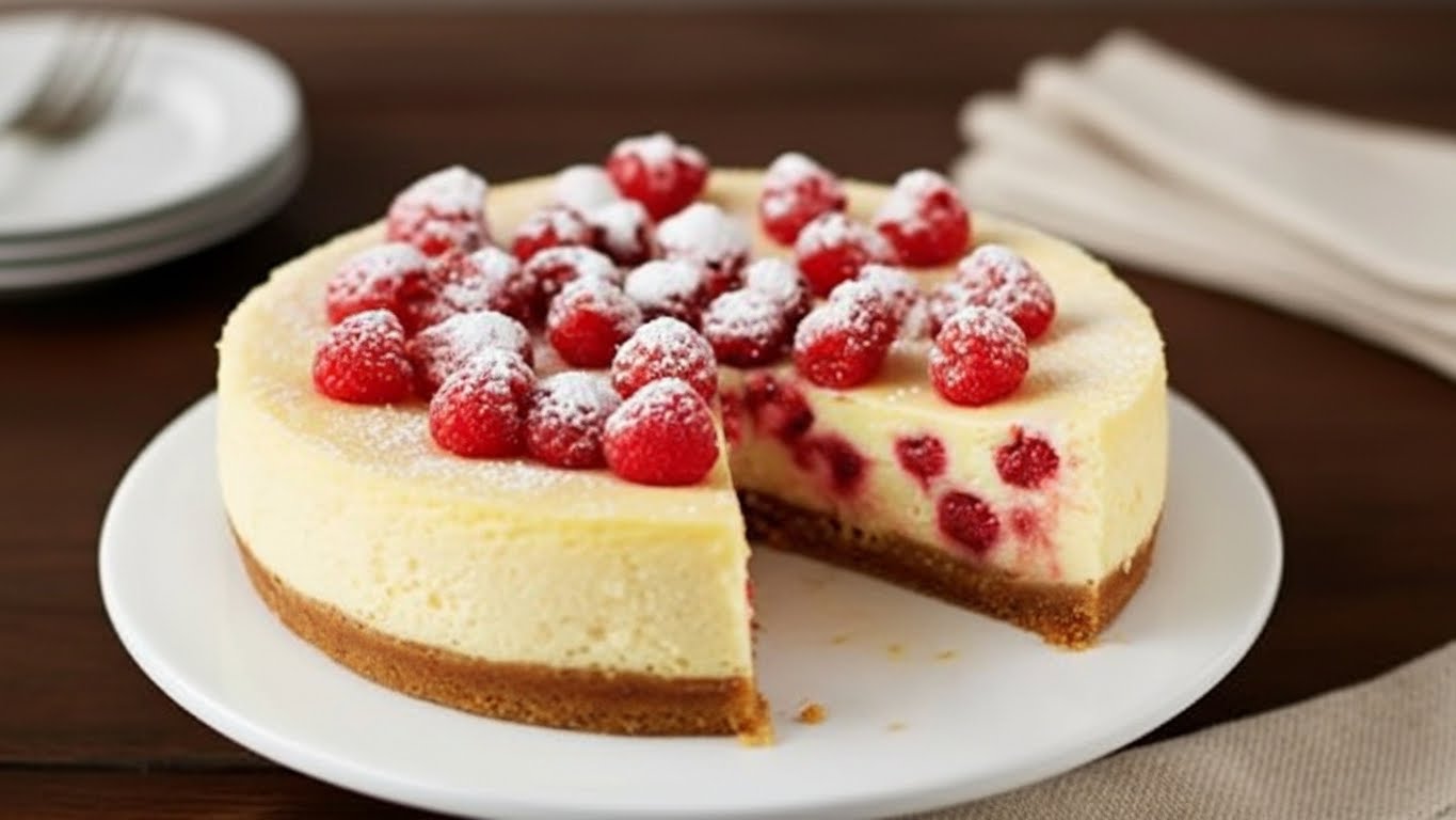 Baked Raspberry Cheesecake Recipe