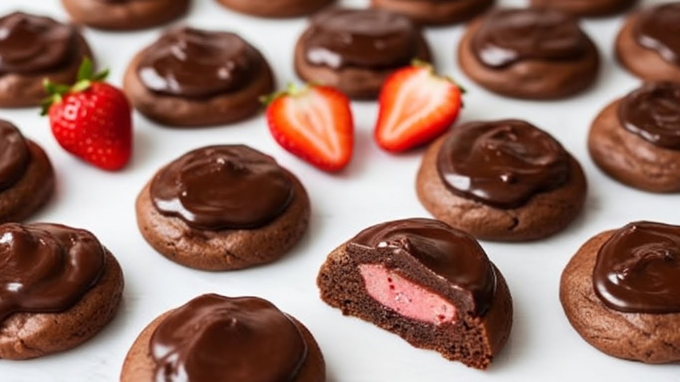 Chocolate Covered Strawberry Cookies Recipe