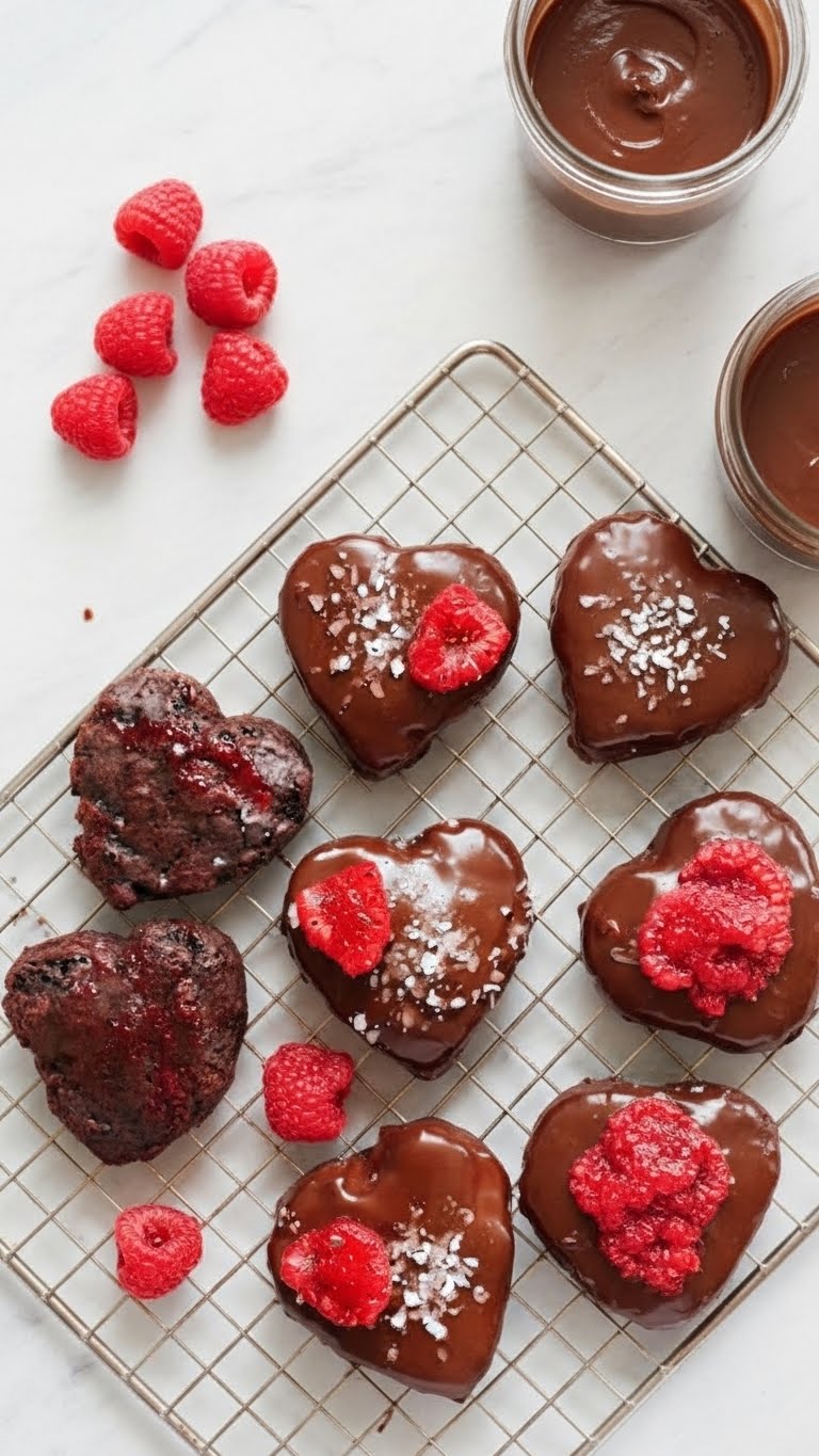 Heart Shaped Brownies