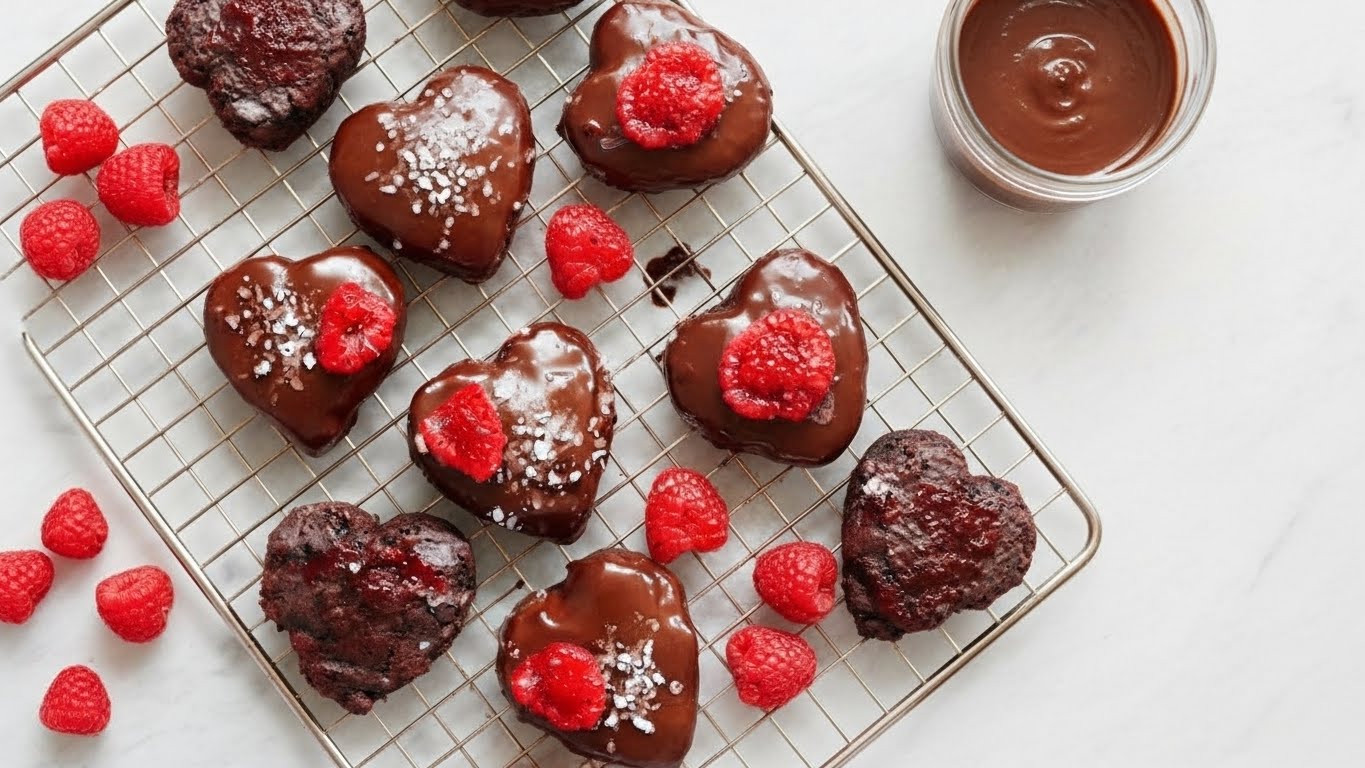 Heart Shaped Brownies Recipe