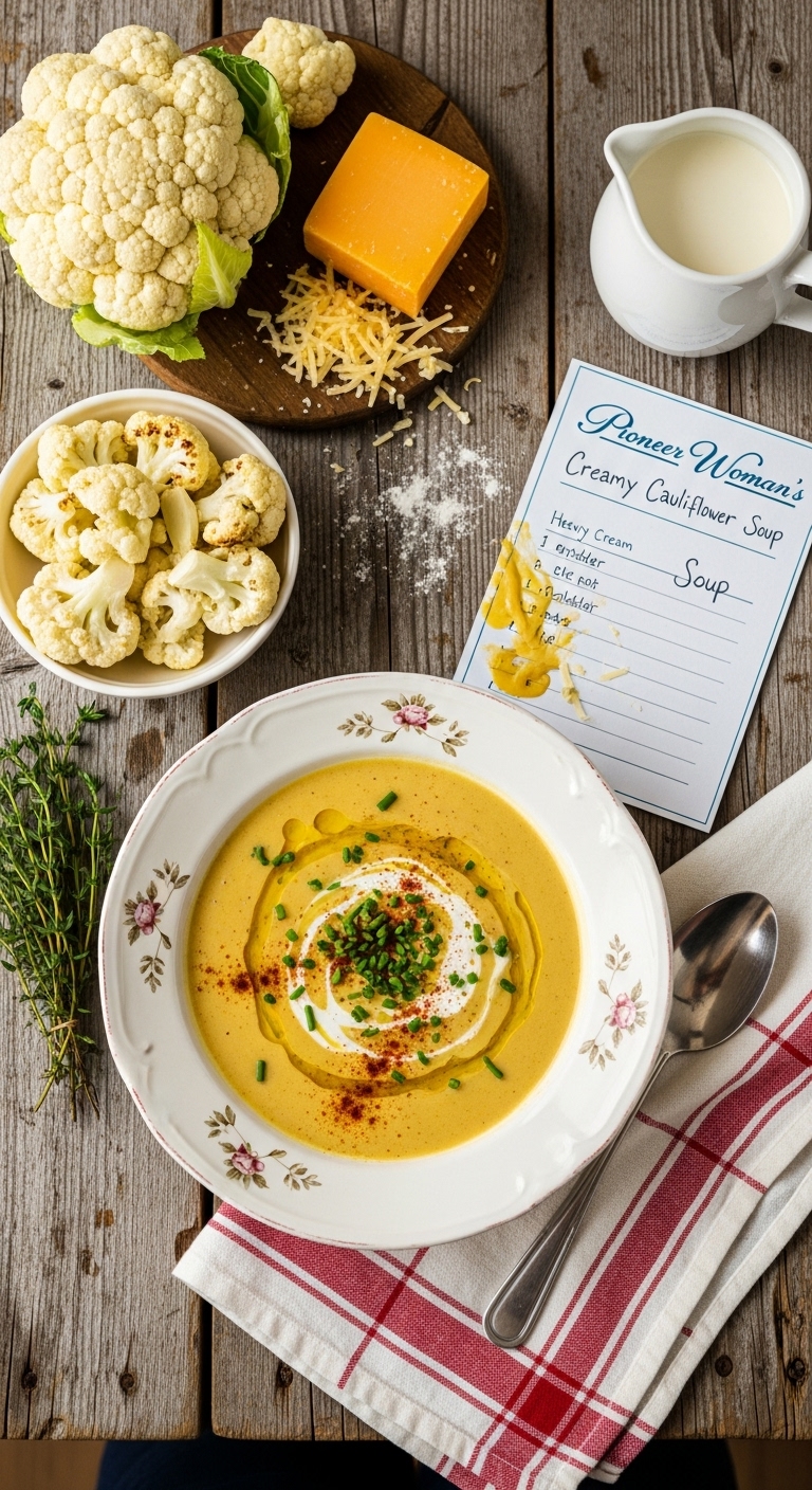 Pioneer Woman Cauliflower Soup