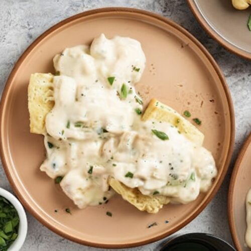 Pioneer Woman Creamed Chicken Over Biscuits Recipe