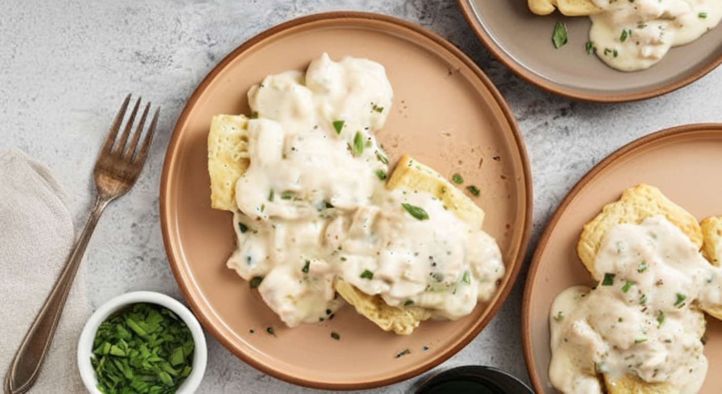 Pioneer Woman Creamed Chicken Over Biscuits Recipe