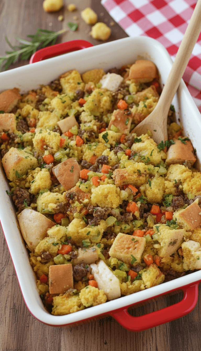 Pioneer Woman Cornbread Sausage Stuffing