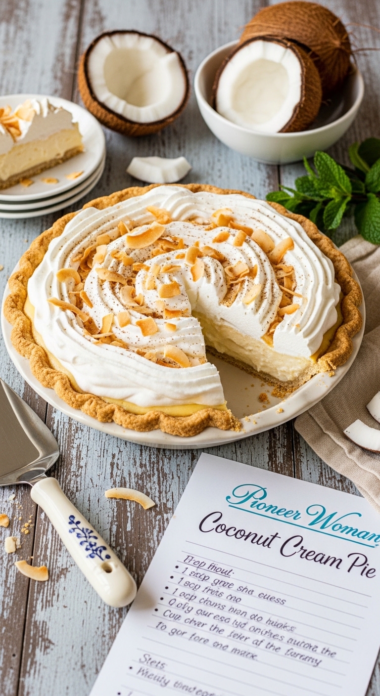 Pioneer Woman Coconut Cream Pie