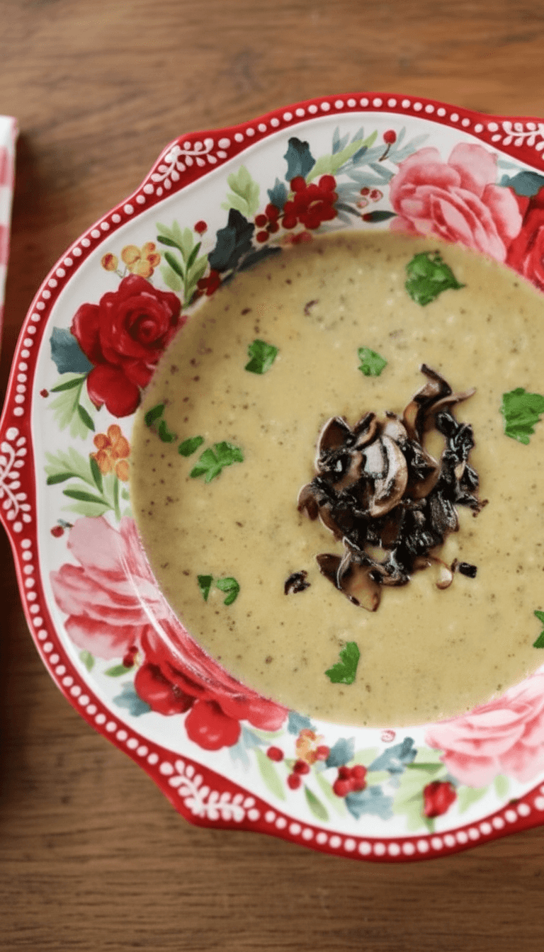 Pioneer Woman Mushroom Soup