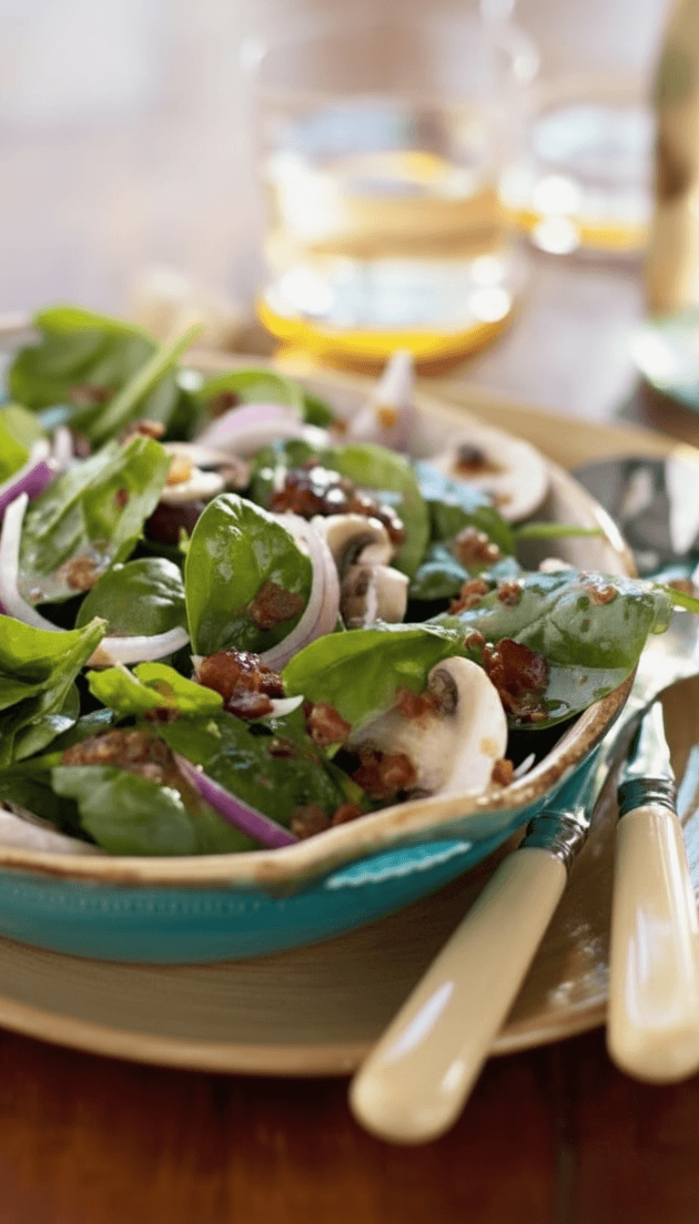 Paula Deen Spinach Salad