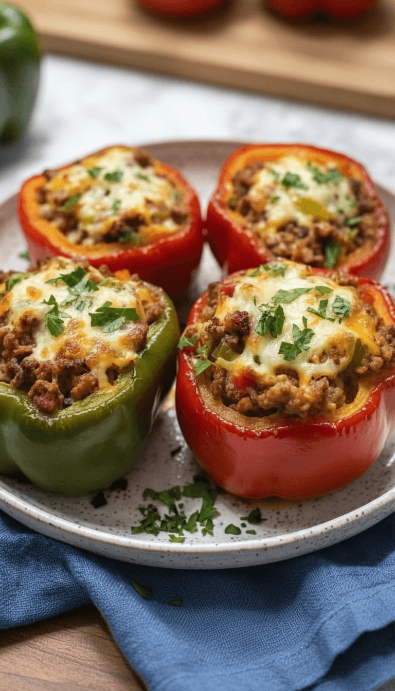 Paula Deen Stuffed Peppers