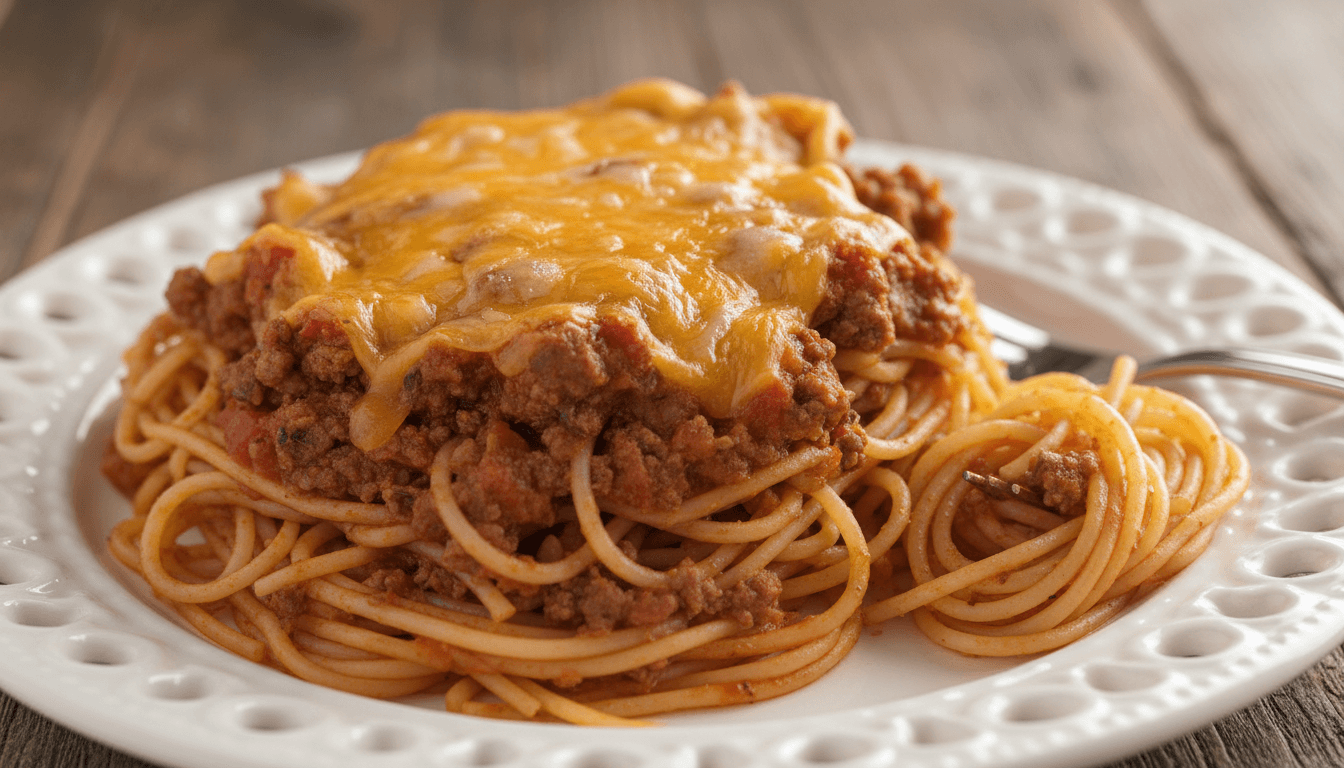 Paula Deen Baked Spaghetti Recipe