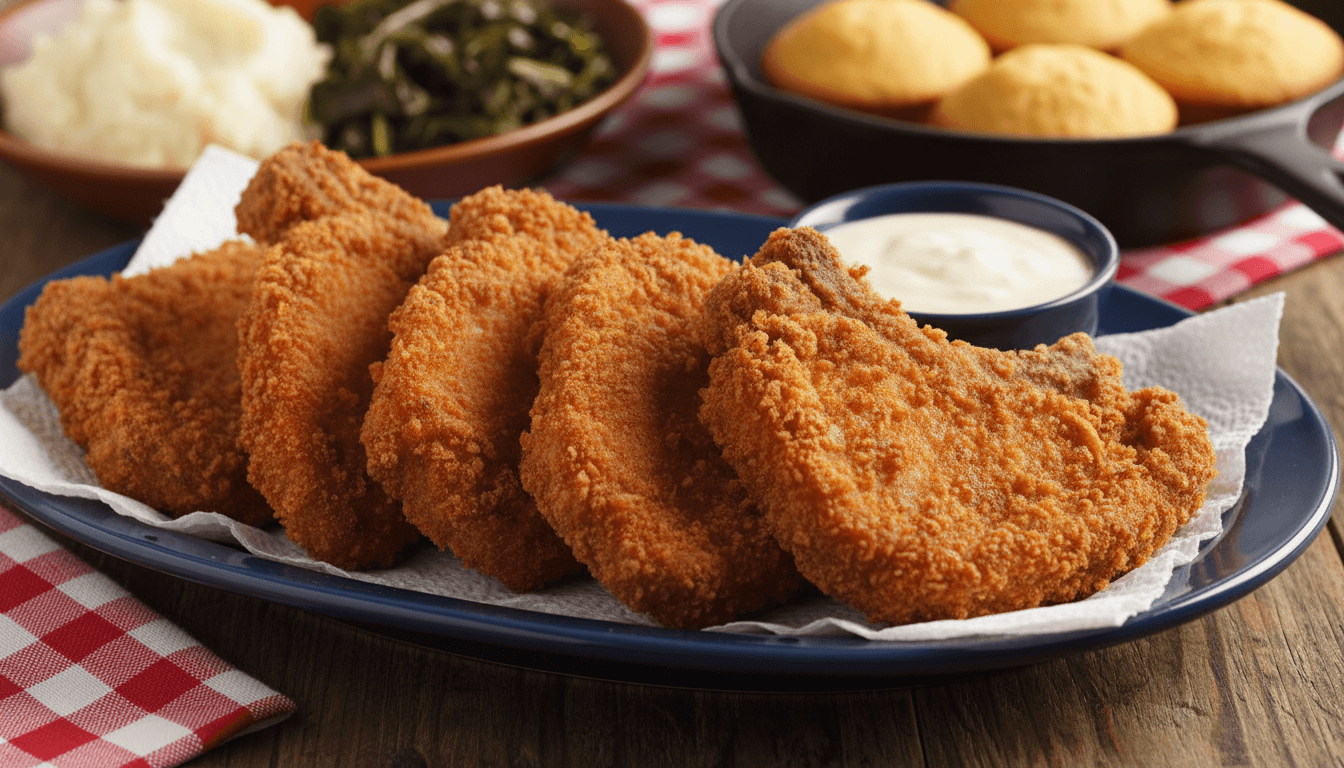 Paula Deen Fried Pork Chops Recipe