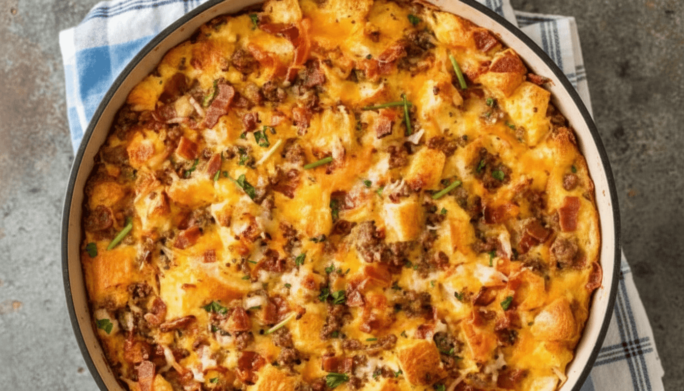 Paula Deen Overnight Breakfast Casserole Recipe