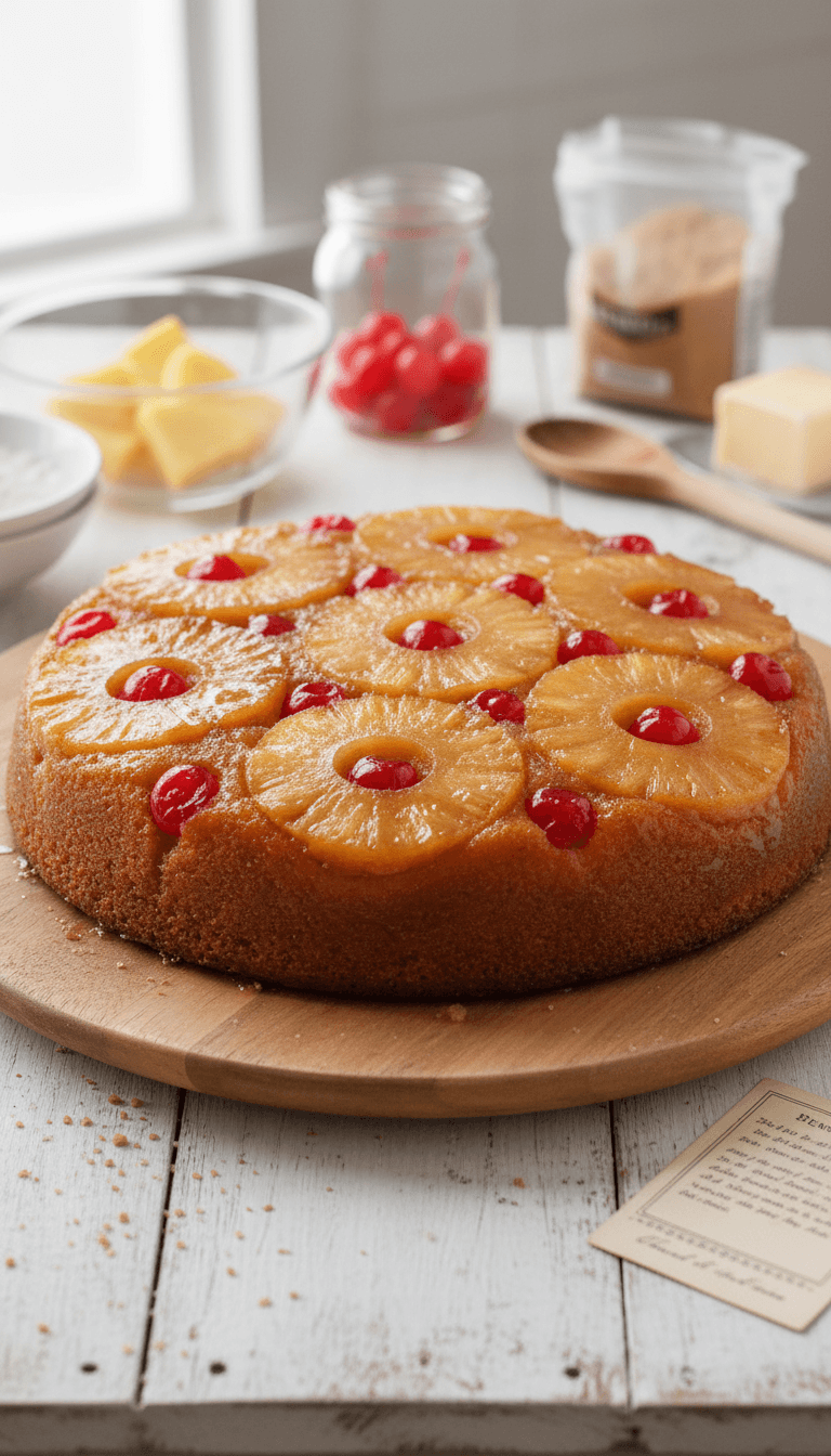 Paula Deen Pineapple Upside Down Cake