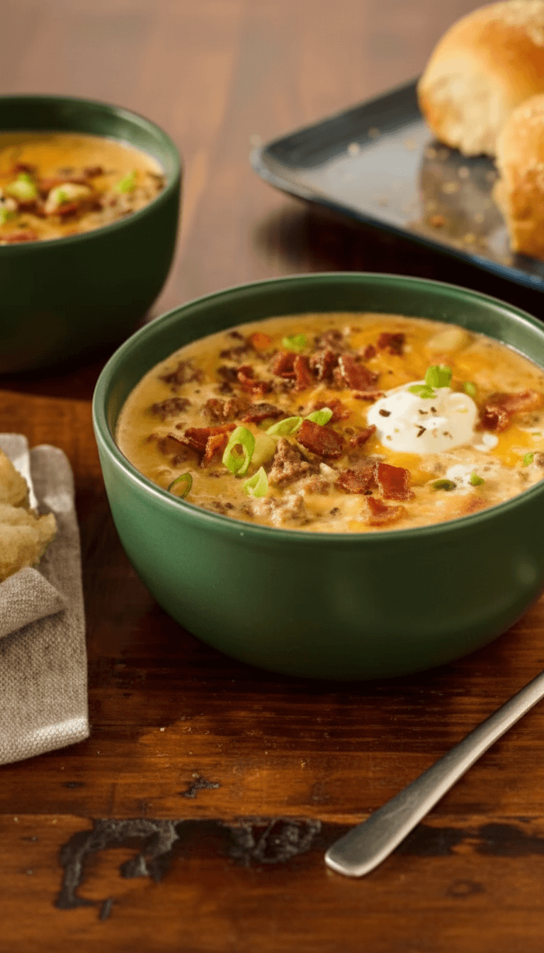 Pioneer Woman Cheeseburger Soup