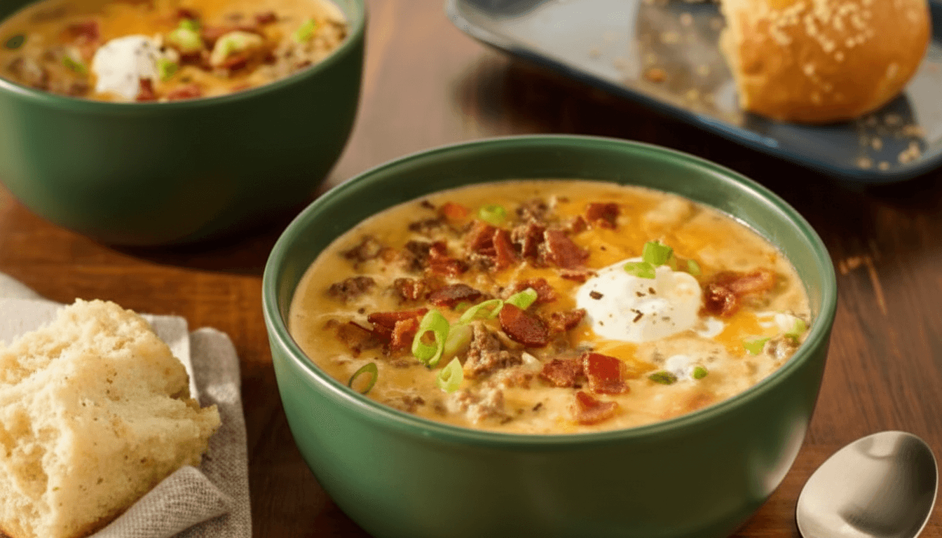 Pioneer Woman Cheeseburger Soup Recipe